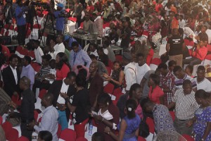 Cross section of the crowd at Alabanza Concert