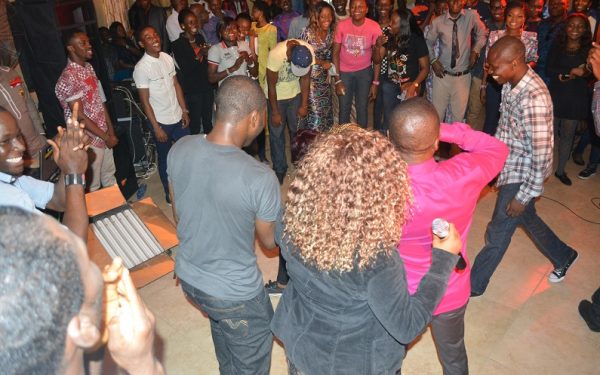 Looks like someone did 'ojoro'. LOL. Everyone seemed to have a great time...a really GREAT fun time