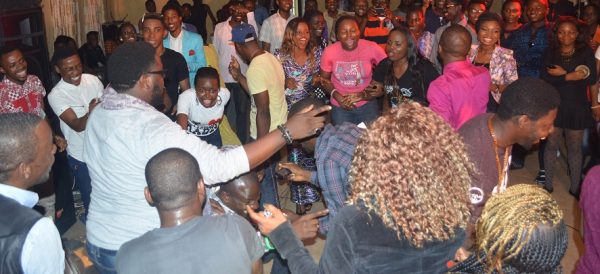 Praise Party for HAPPY people. Hearty laughter