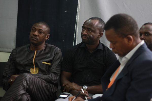 Journalists at the Press Conference